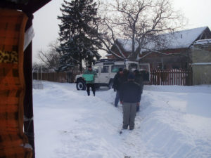 Tanyagondnoki szolgálat télen